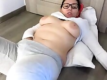 Big Tits Boobs Brunette Busty Chubby Dildo Fatty Masturbation Nipples